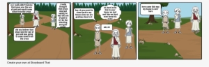Road To Emmaus Jesus - Cartoon