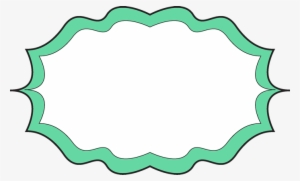 Fancy Border Frame Clipart - Green