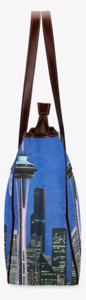 Seattle Space Needle Watercolor Classic Tote Bag - Tote Bag