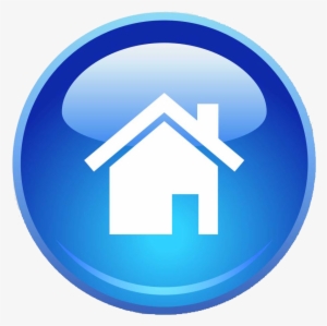 Blue Home Page Icon Png - Icon Png Button Home