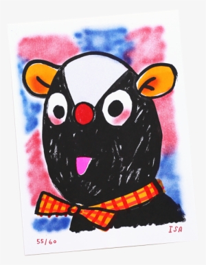 Skunk Risograph Print Skunk Risograph Print - Risograph