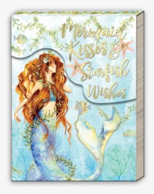 Mermaid Kisses Pocket Note Pad - Punch Studio Note Pad Pocket Window 59664