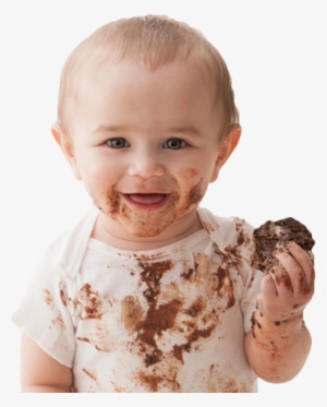 Baby Image - Baby With Chocolate Png
