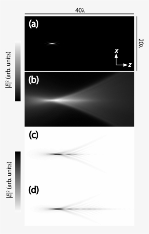 Lateral Focal Patterns In The X-z Direction Of A Light - Objective