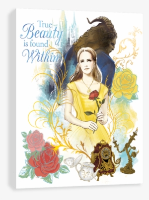 Beauty And The Beast - Belle Canvases By Artissimo Designs - Belle