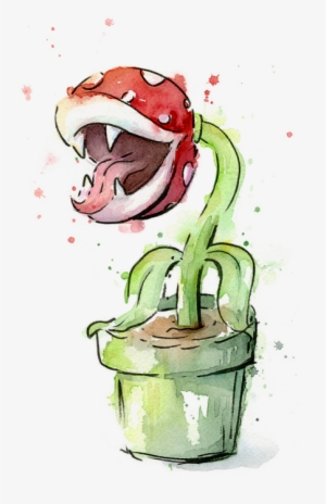 Click And Drag To Re-position The Image, If Desired - Mario Piranha Plant Art