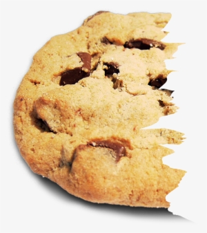 Choco Chip Cookie Half - Half Of A Cookie
