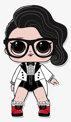 3-009 Black Tie - Lol Doll Black Tie Coloring Page