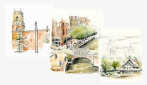 Clip Freeuse Download Gallery Of Sketching Paintings - Urban Sketchers