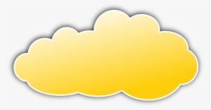 Clouds Clipart Yellow - Heart