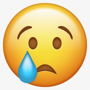 Sad Face Transparent Png - Crying Emoji Transparent Background