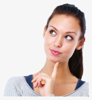 Thinking Woman Png Image - Woman Thinking Png