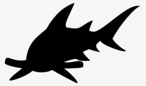 Hammerhead Shark Clip Art - Hammerhead Shark Silhouette Png
