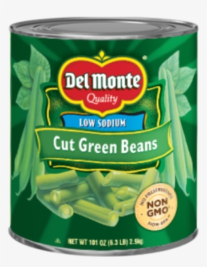Del Monte® Low Sodium Cut Green Beans - Del Monte Can Blue Lake Fancy Cut Green Beans