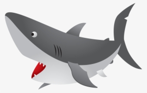 Fish With Shark Fin Clipart - Imagenes De Animales Acuaticos Animados
