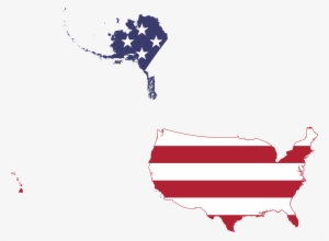 Open - 5o State Usa Flag Map