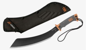 Compact And Full-size Parang Machete - Gerber Bear Grylls Parang Survival Machete Knife