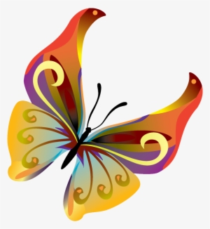 Butterflies Vector Png Transparent Image - Butterfly Vector Transparent