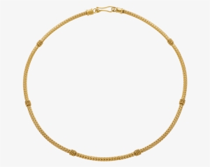 Snake Lace Necklace In 18kt Yellow Gold - Necklace