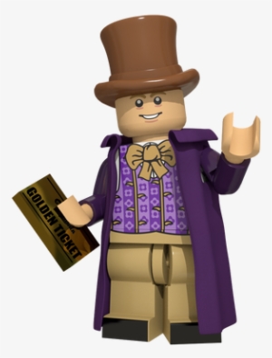 Lego Willy Wonka Minifigure