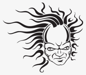 Head, Face, Hair, Creepy, Waves, Fear, Wave - Illustration