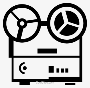 Reel To Reel Tape Recorder Royalty Free Vector Clip - Tape Reel Png