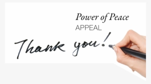 La Campaña «el Poder De La Paz» Recauda - Thank You