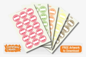 Round Vintage Label Artwork - Brochure