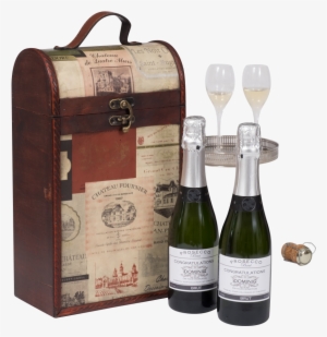 Half Bottles Of Personalised Prosecco In Vintage Label