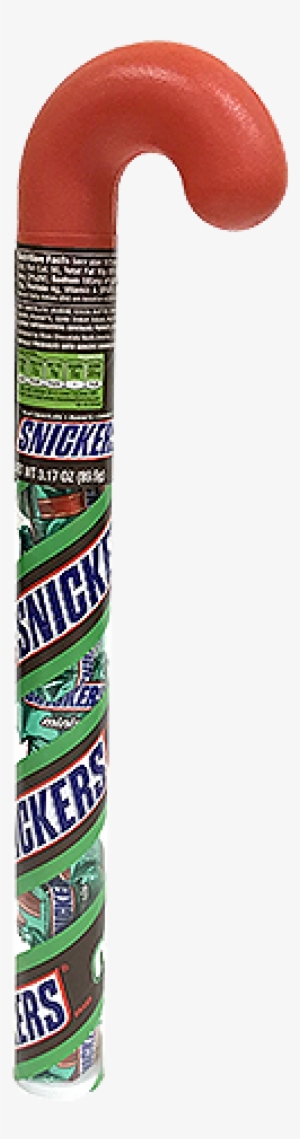 Snickers Minis Filled Candy Cane Tube - Candy Cane Filled With Snicker Mini