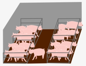 Farm Clipart Pig - Mesin Industri Vektor Png