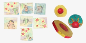 Watercolor On Paper,2014 About 7cm X 8cm Block - Craft