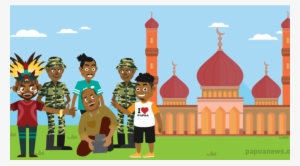 The Governor Of West Papua Planted The First Building - Western New Guinea