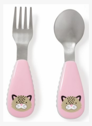 Sale Skip Hop Zootensils Fork And Spoon Leopard - Skip Hop - Leopard Zootensils Fork And Spoon Set