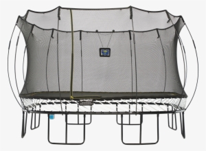 Springfree 13' X 13' Jumbo Square Smart Trampolineâ„¢ - Bounciest Trampoline With Basketball Hoop