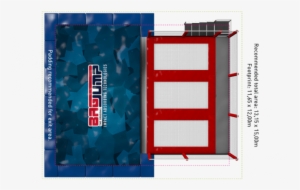 Three-lane Bird View Trampoline Station Airbag - Airbag