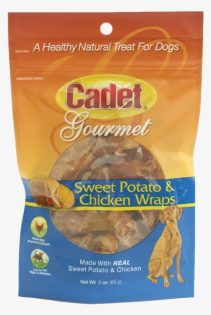 Cadet Premium Gourmet Chicken Breast - Ims Dog Sweet Potato Wrap With Chicken 3oz