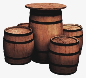 Wooden Barrels Png Free - Table