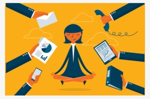 Woman Relaxing At Office - Employee Flexibility