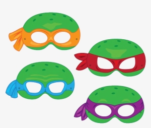 Turtles Clipart By Darkadathea - Antifaces De Las Tortugas Ninja