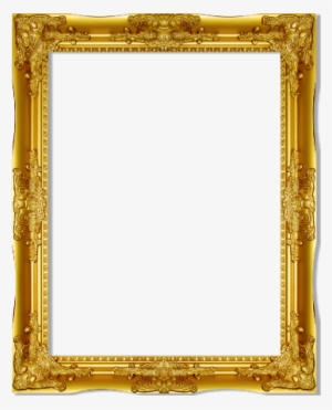 Antique Gold Frame Png Vintage Vintage - Victorian Picture Frame Png
