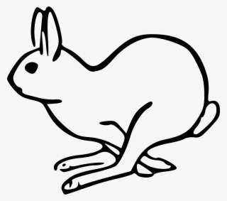Black Rabbit Clipart Png