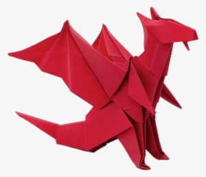 Miscellaneous - Origami - Origami Dragon Clipart