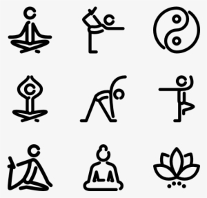 Yoga 56 Icons View All 2 Icon Packs Of Lotus - Yoga Png
