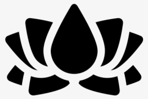 Lotus Vector - Svg Spa Icon Transparent Background