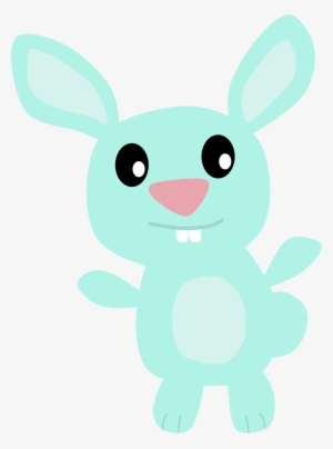 Bunny Big Image Png - Blue Bunny Clip Art