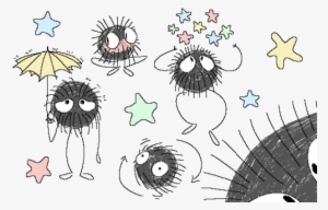Spirited Away Studio Ghibli Ghibli Scribbles Soot Sprites - Soot Sprites Spirited Away