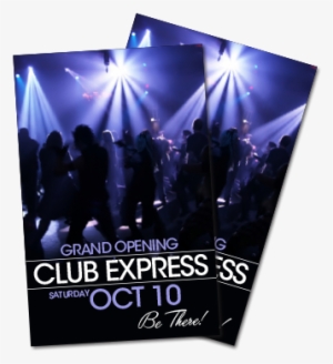 Nightclub Flyer - Nightclub Flyers Printing Png