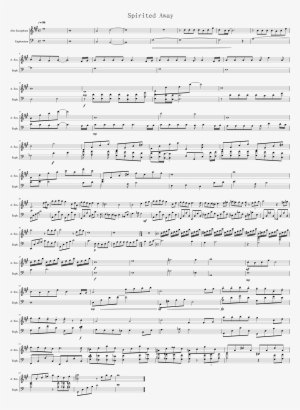Spirited Away Sheet Music Composed By Joe Hisaishi - Sheet Music