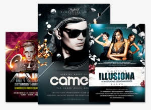 Flyer Party Png Svg Black And White